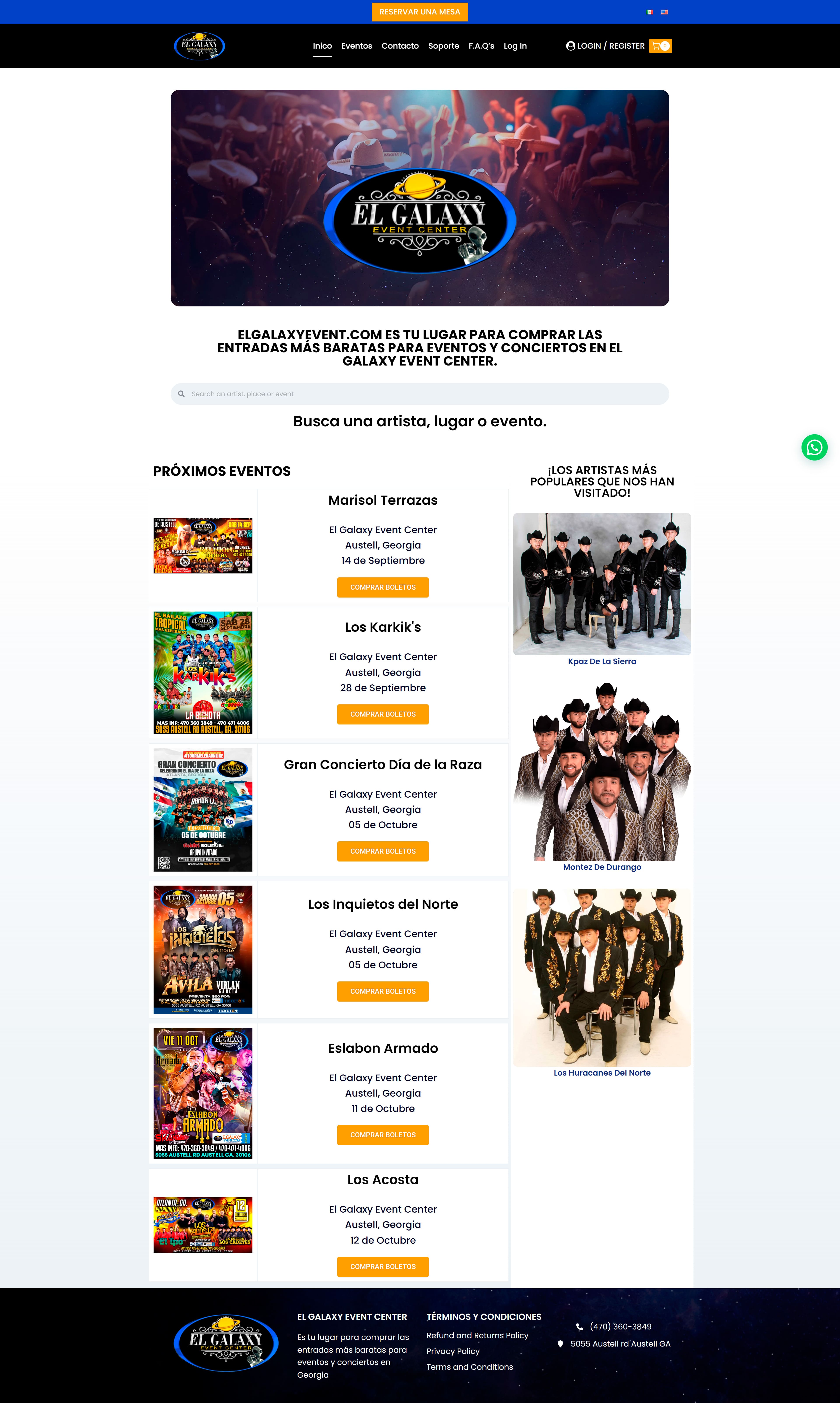 El Galaxy web escritorio