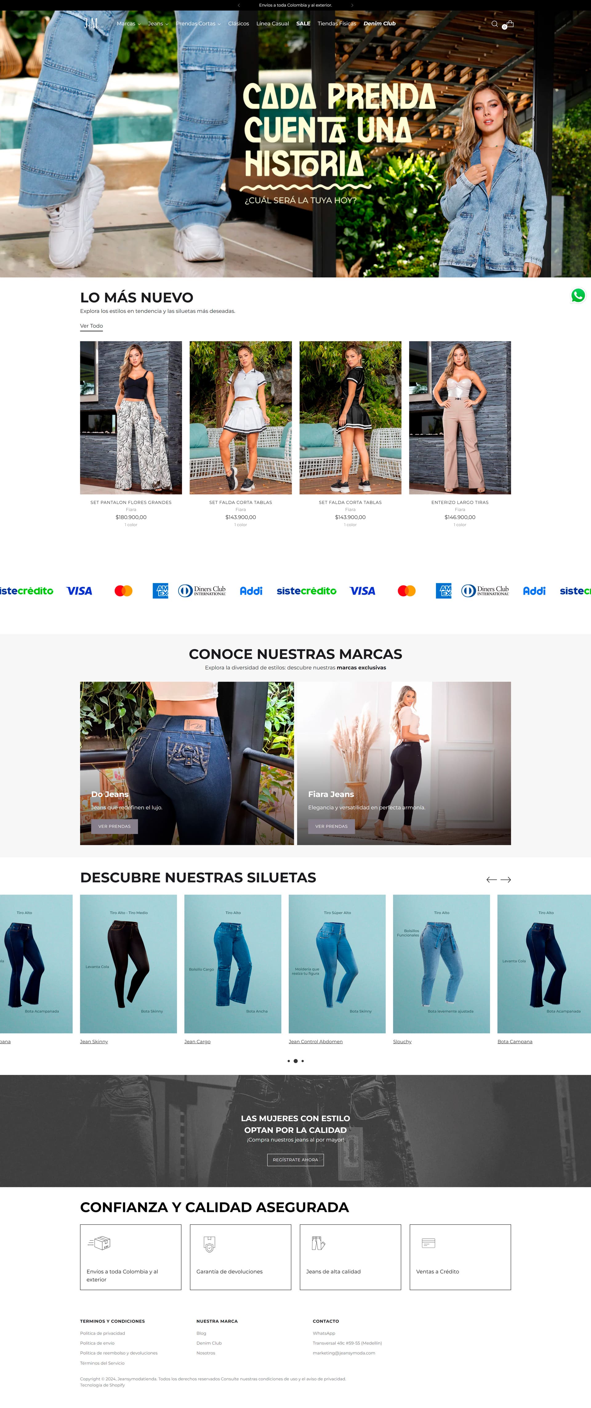 Jeans y Moda web escritorio